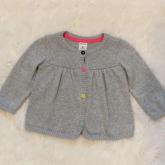 6-12 M Cath Kids London Floral Dress with Carter’s Sweater - Picture 13 of 15